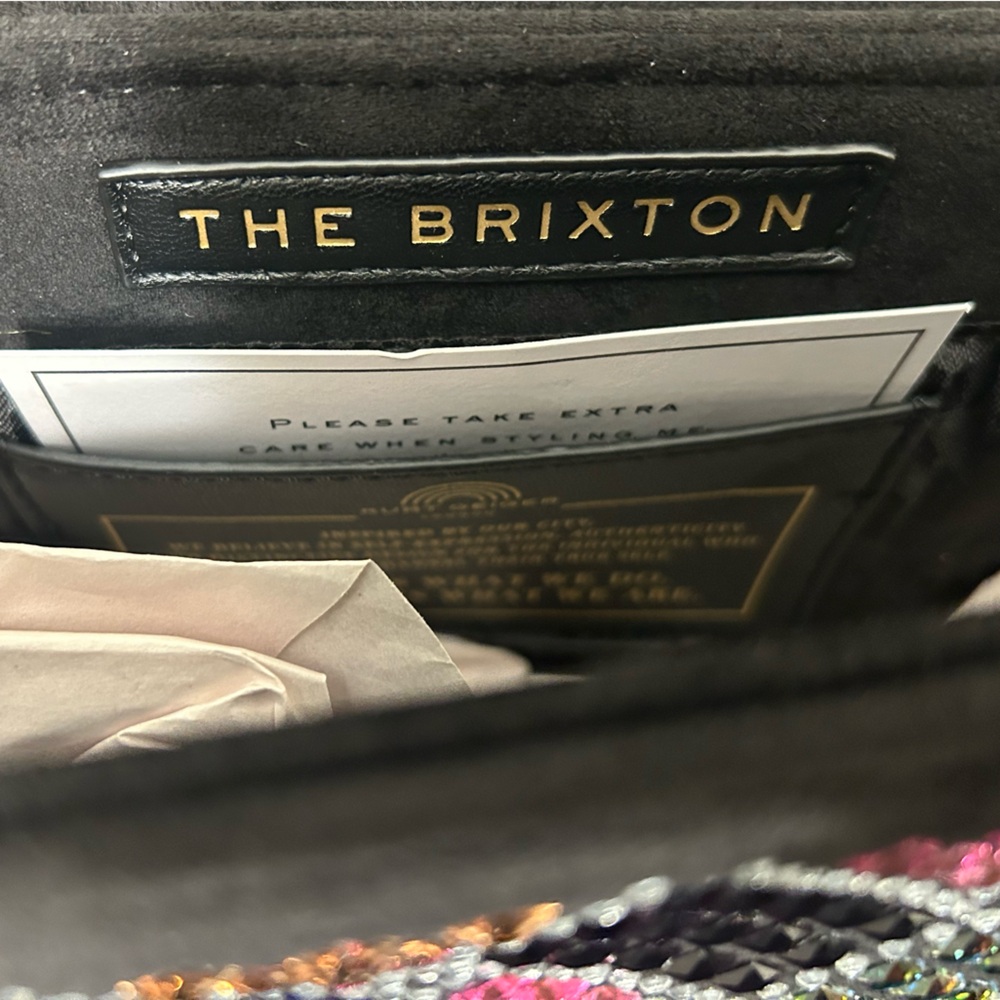 Kurt Geiger The Brixton Multicolor Embellished 2 Way Chain Bag NWT - Picture 9 of 16
